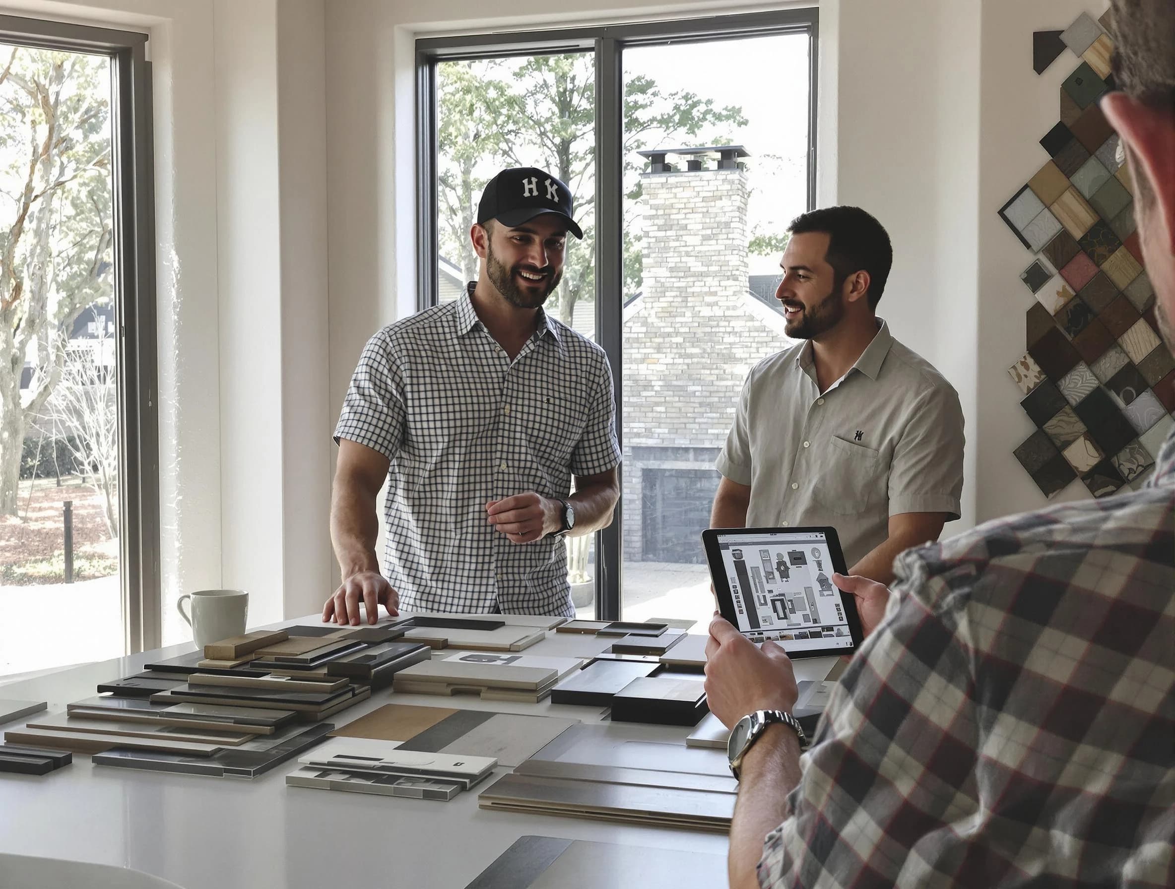 Springville Chimney Sweep remodeling a chimney and fireplace in Springville, AL