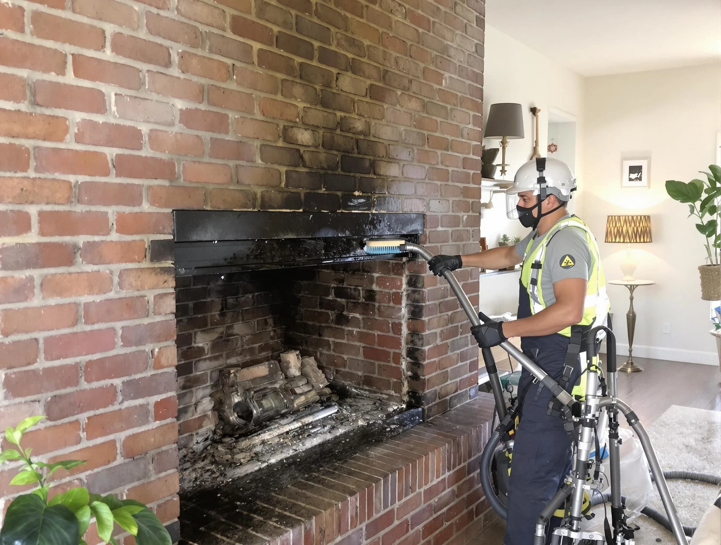 Springville Chimney Sweep providing fireplace cleaning services in Springville, AL