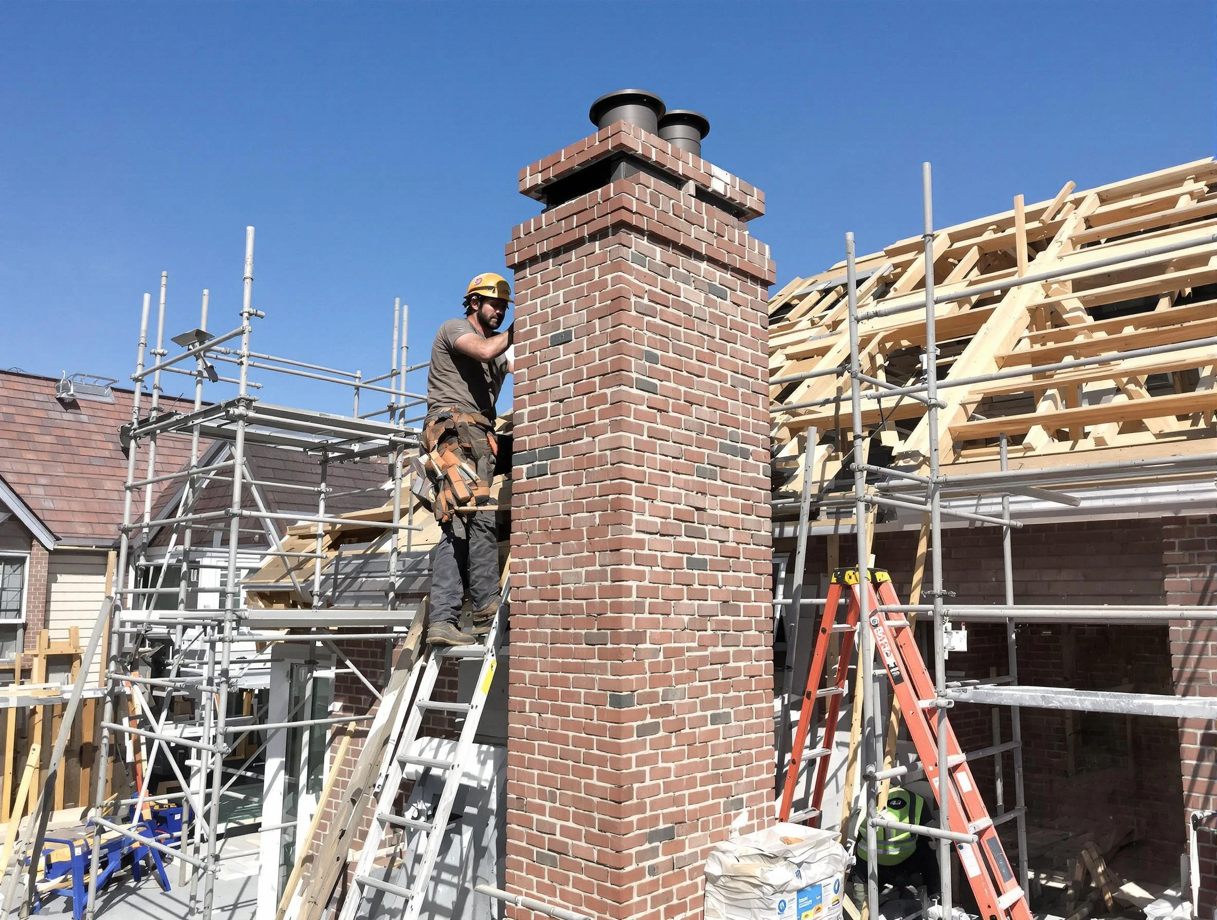 New chimney installation completed by Springville Chimney Sweep in Springville, AL