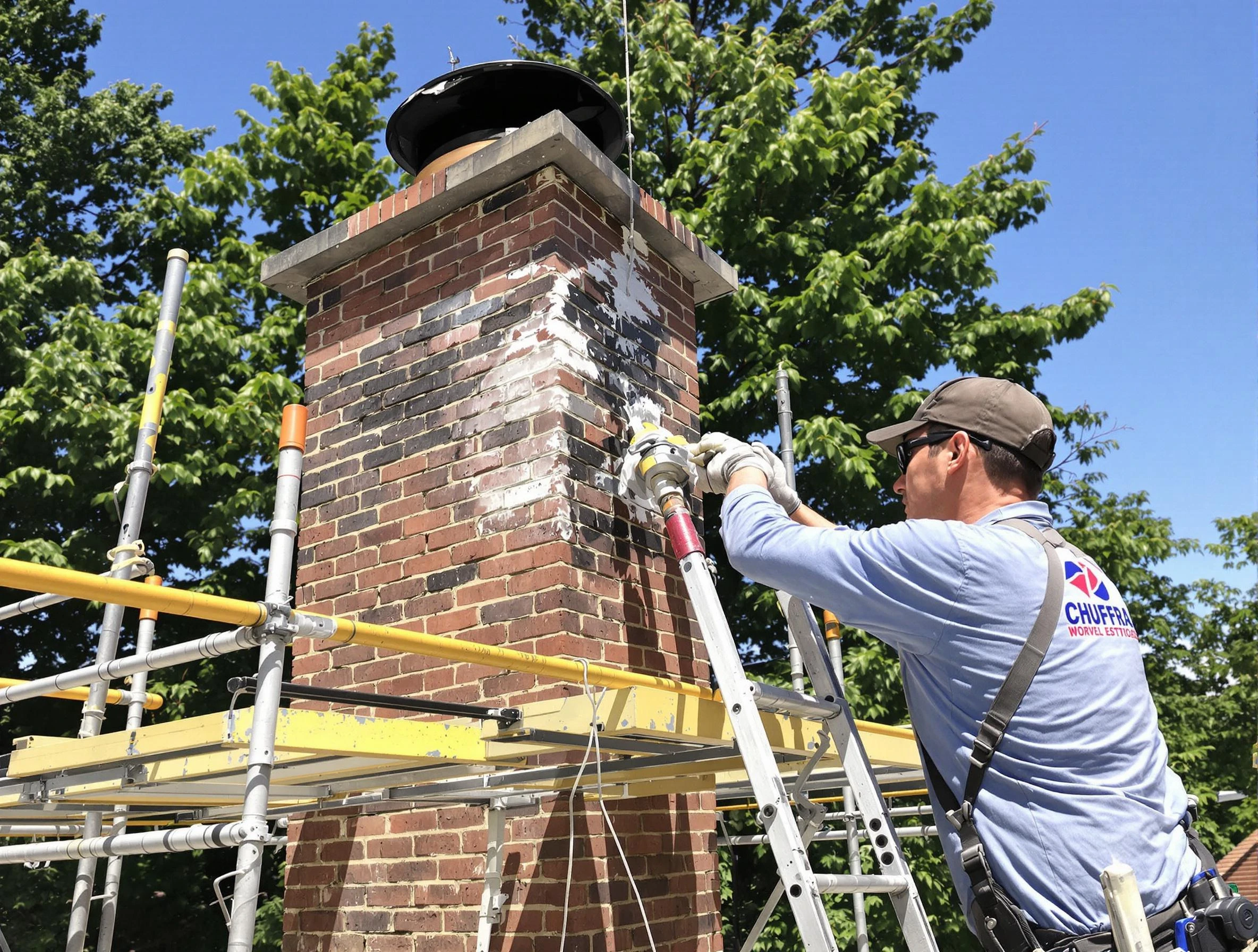 Structural chimney repair by Springville Chimney Sweep in Springville, AL